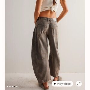 NWT We The Free Good Luck Mid-Rise Barrel Jeans
